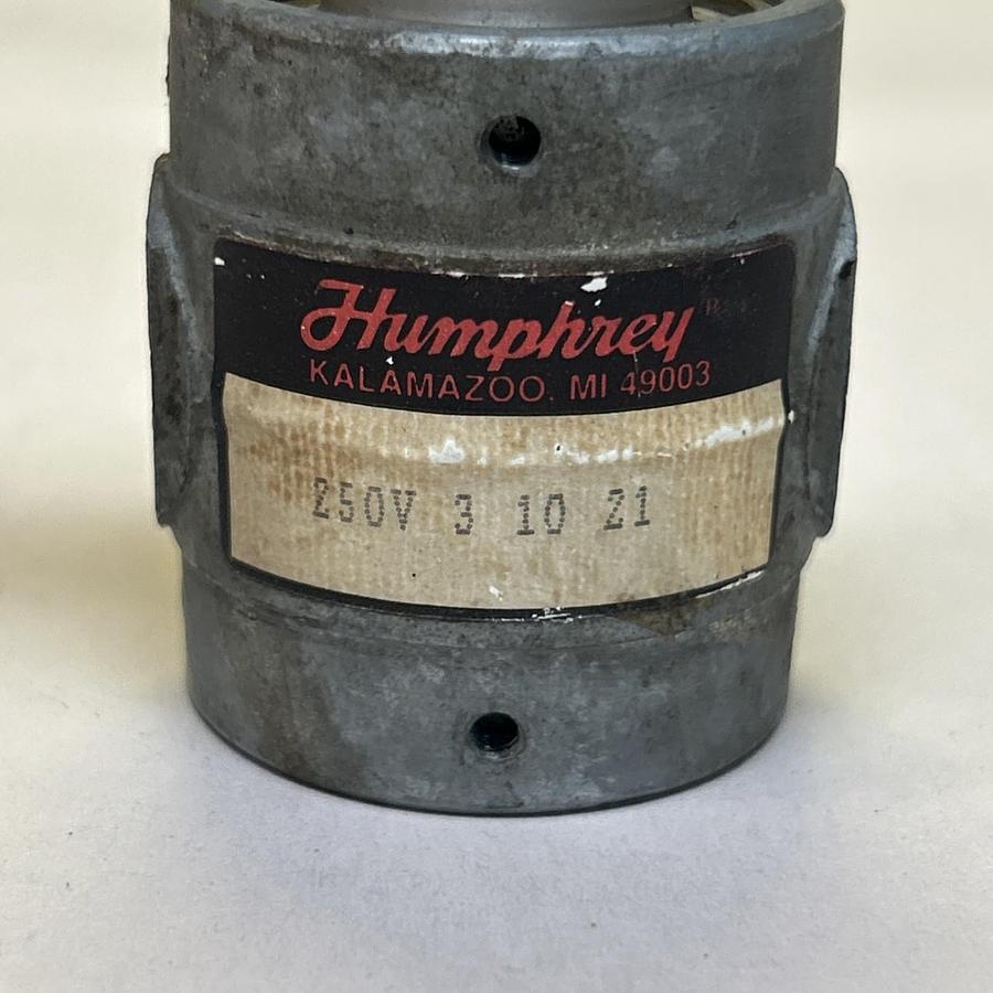 Used HUMPHREY,250V31021,MANUALLY ACTUATED VALVE