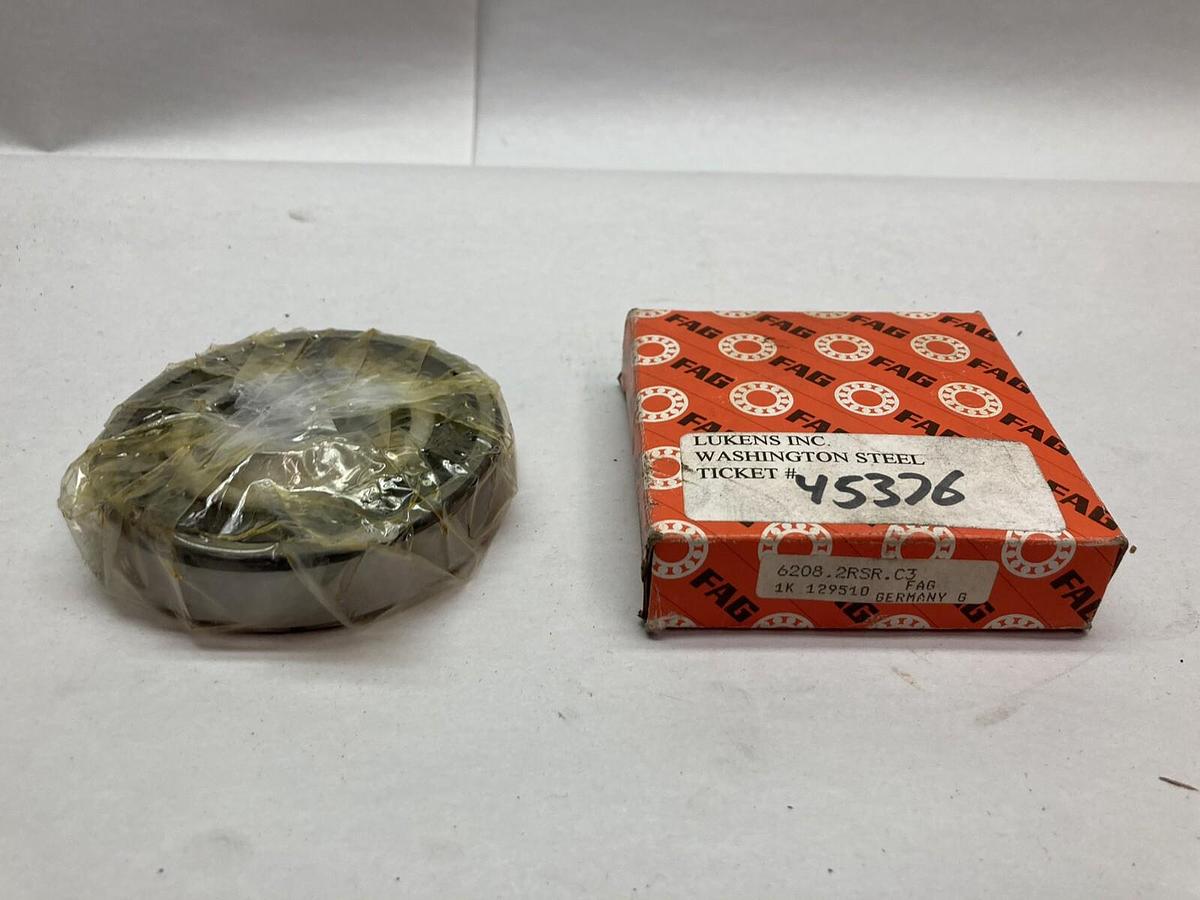 Fag,6208-2RSR-C3,Deep Groove Ball Bearing Double