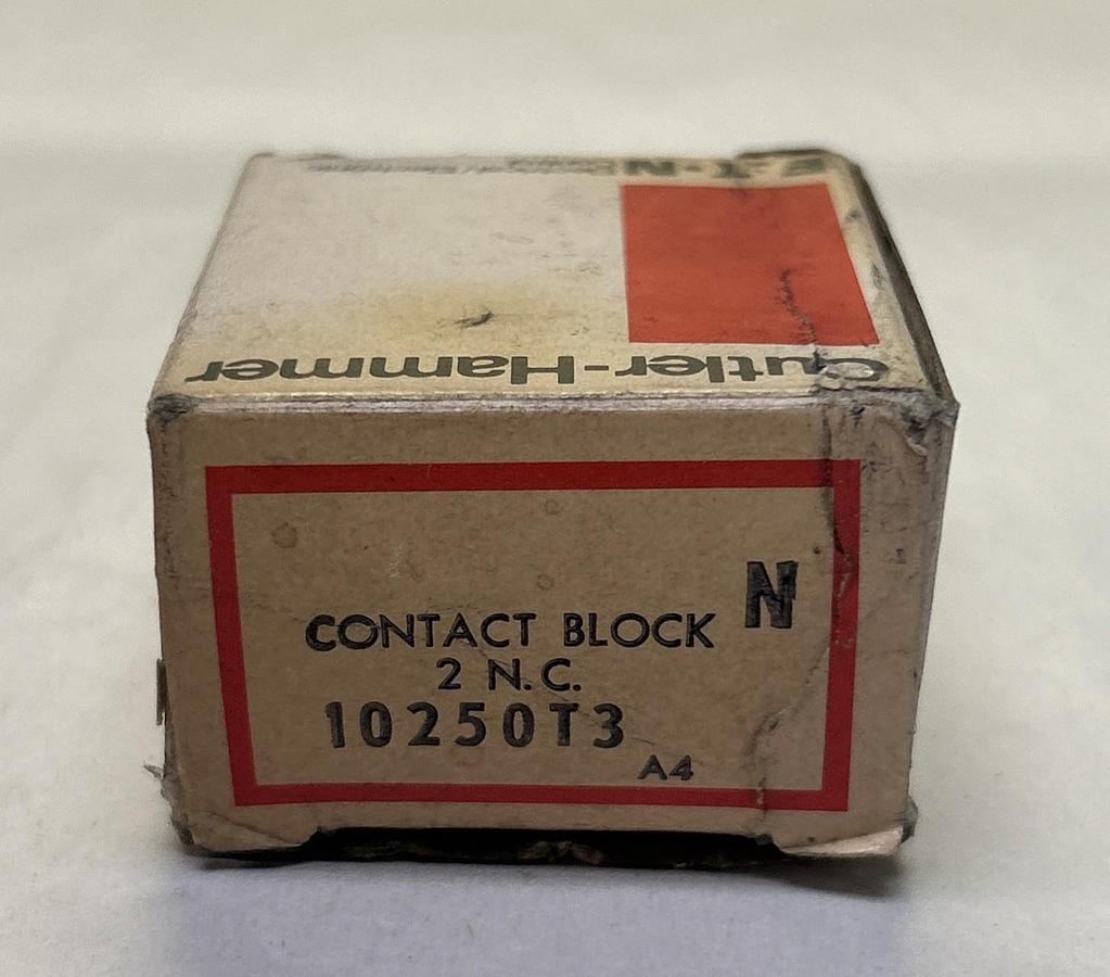CUTLER-HAMMER,10250T3,CONTACT BLOCK NOS