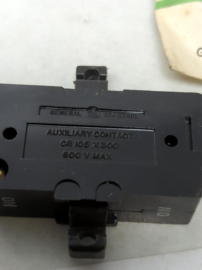 GENERAL ELECTRIC,CR105X300P,SINGLE CIRCUIT AUXILIARY CONTACT KIT NOS