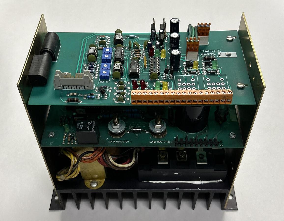 Used POWERTEC,152-100.1A,CONTACTOR CONTROLLER