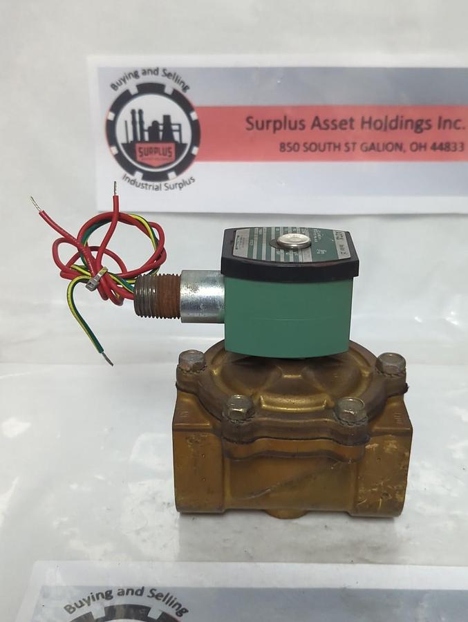 Used ASCO,8210G56,SOLENOID VALVE 1-1/2 INCH 15 WATT PRE-OWNED
