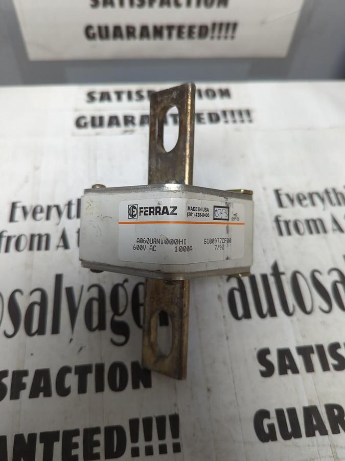 FERRAZ,A060URN1000HI,FUSE 600V AC/ 1000A NOS