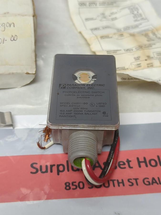 Used PARAGON,CW201-00,PHOTOELECTRIC SWITCH PRE-OWNED