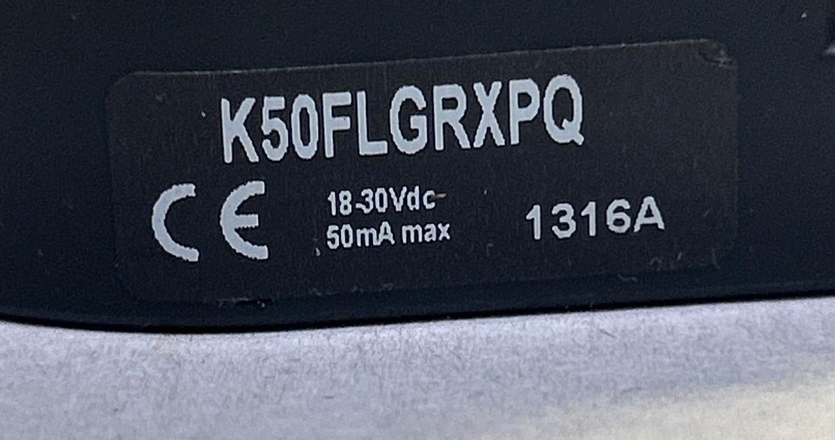 Used BANNER,K50FLGRXPQ,ILLUMINATED TOUCH BUTTON