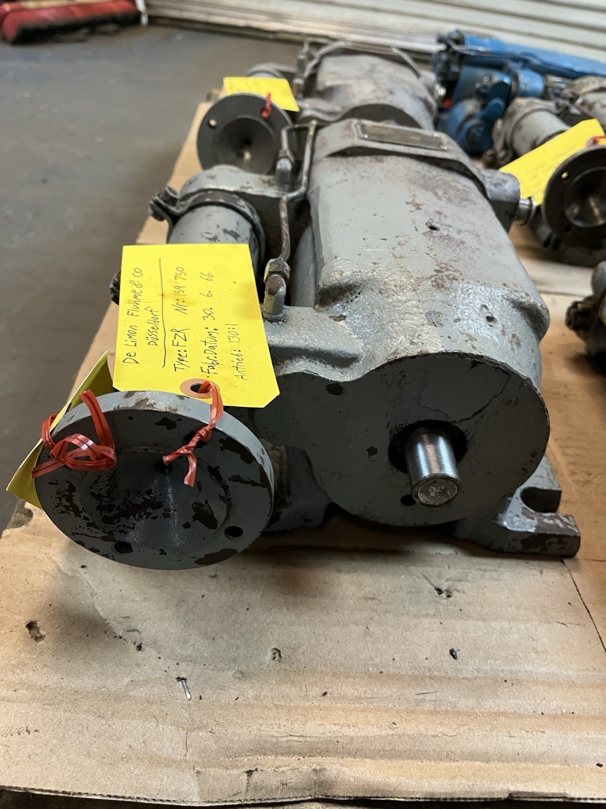 Used DE LIMON FLUHME,FZR 159-750,CENTRAL GREASE PLUNGER PUMP