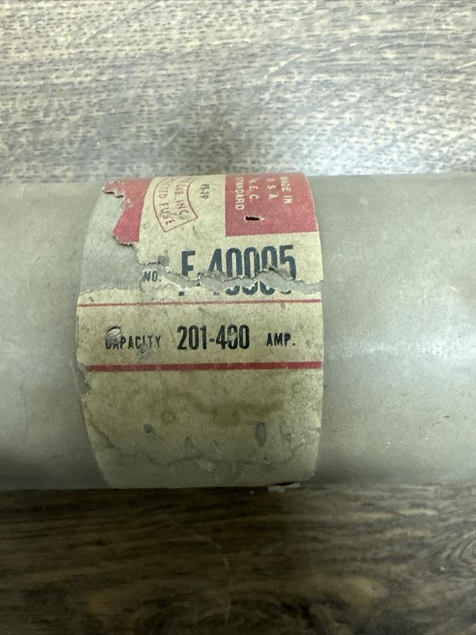 Used Buss,F40005,400A 600V Renewable Economy Fuse