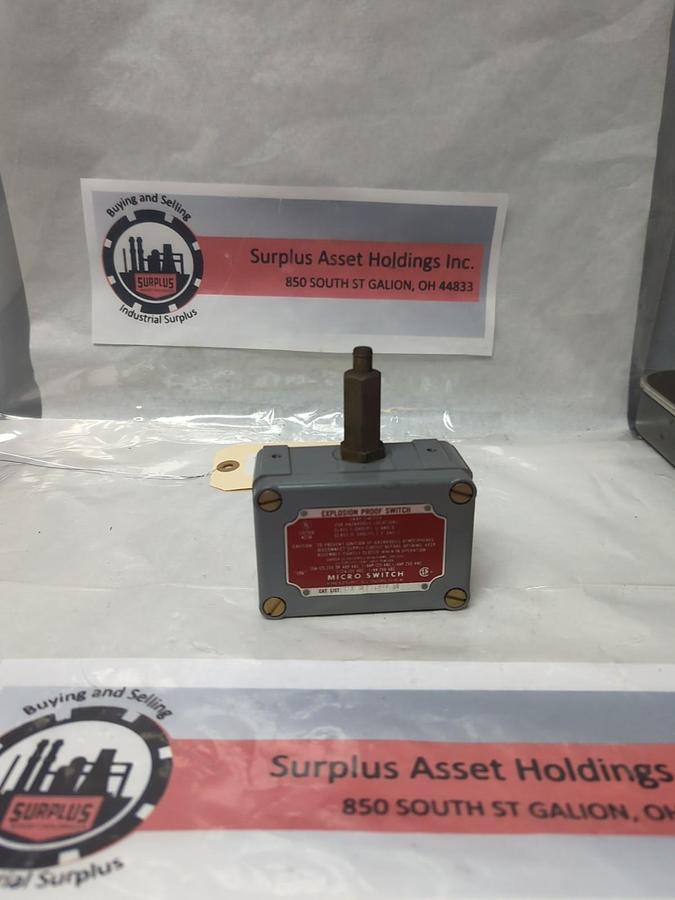 Used MICRO SWITCH,EX-Q,EXPLOSION PROOF SWITCH PRE-OWNED