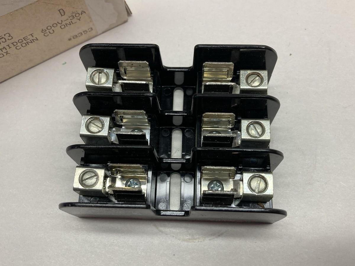 Gould,30353,3-Pole Fuse Block 600V 30A