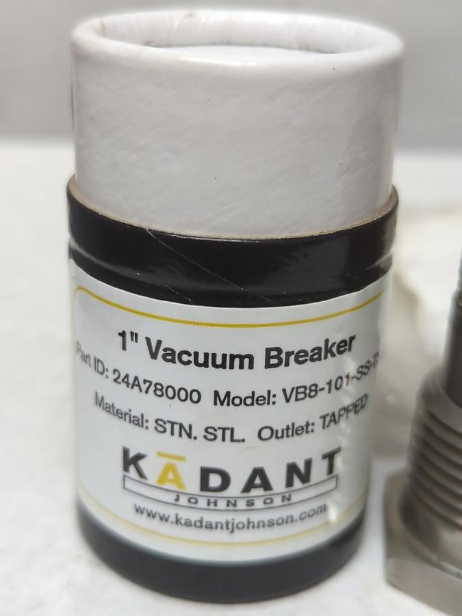 KODANT JOHNSON,24A78000,VACCUM BREAKER 1 INCH WITH SS STEEL BODY & BALL LOT OF 2