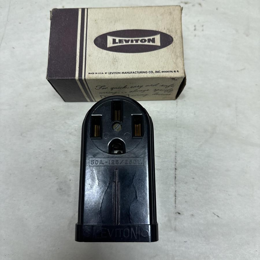 Levitron,50A-125/250V,Straight Blade Receptacle