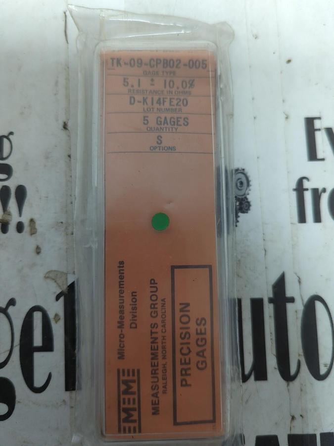 MICRO-MEASUREMENTS,TK-09-CPB02-005, PRECISION GAUGES  5-PK NOS