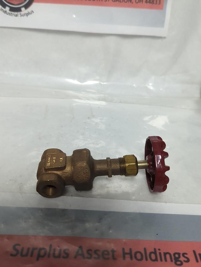 CRANE,431UB,BRONZE 3/8 INCH GATE VALVE NOS