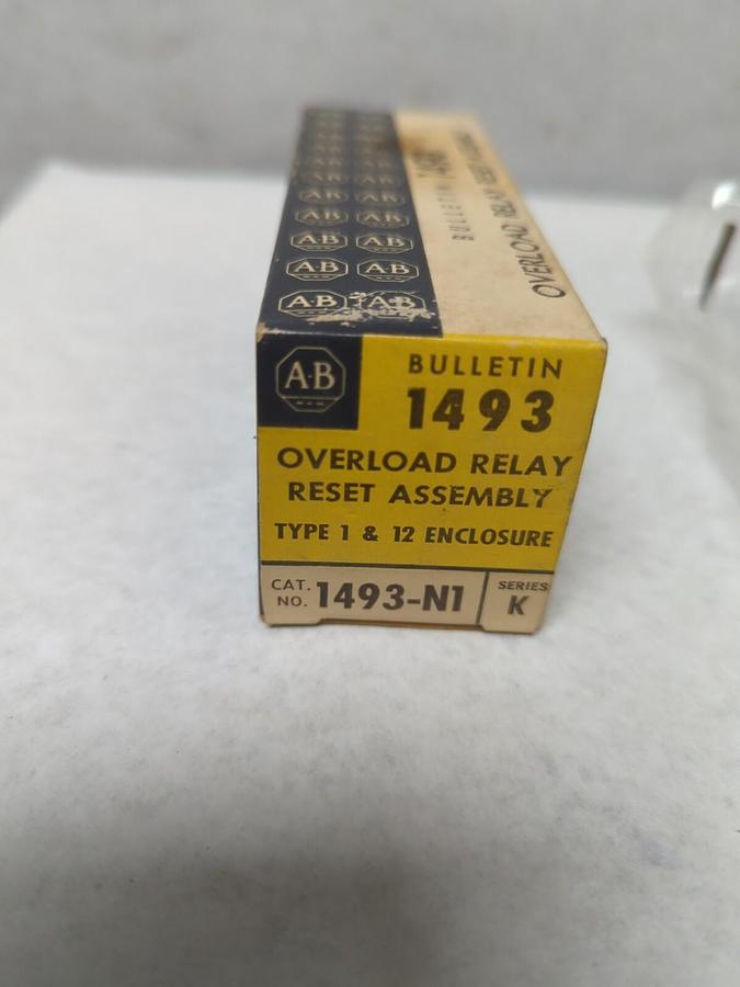 ALLEN-BRADLEY,1493-N1,SERIES K OVERLOAD RELAY TYPE 1 & 12 NOS