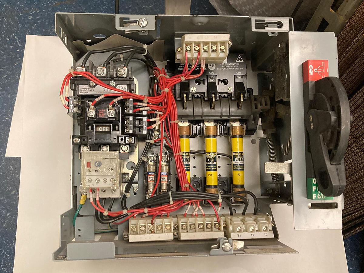 Used Allen-Bradley,2100 2112,Size 1 Fused MCC 12 Inch Starter Bucket