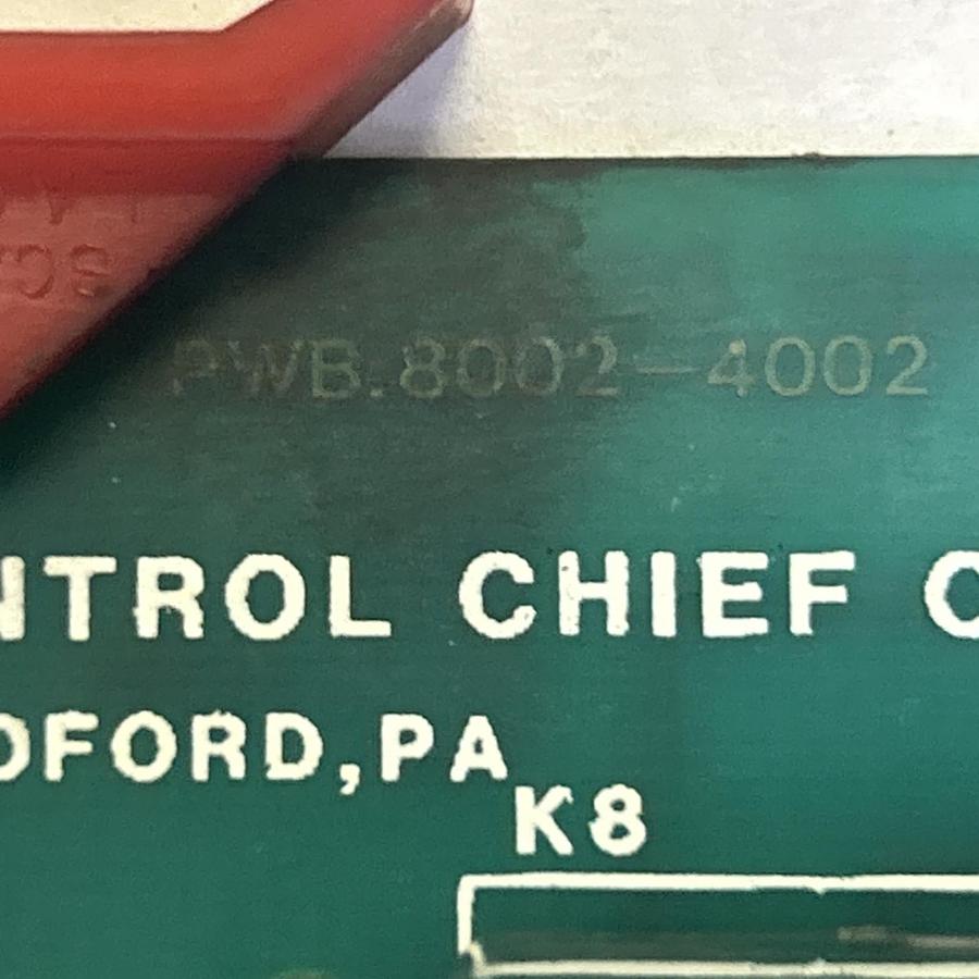 Used CONTROL CHIEF,8002-4002,RELAY CIRCUIT BOARD