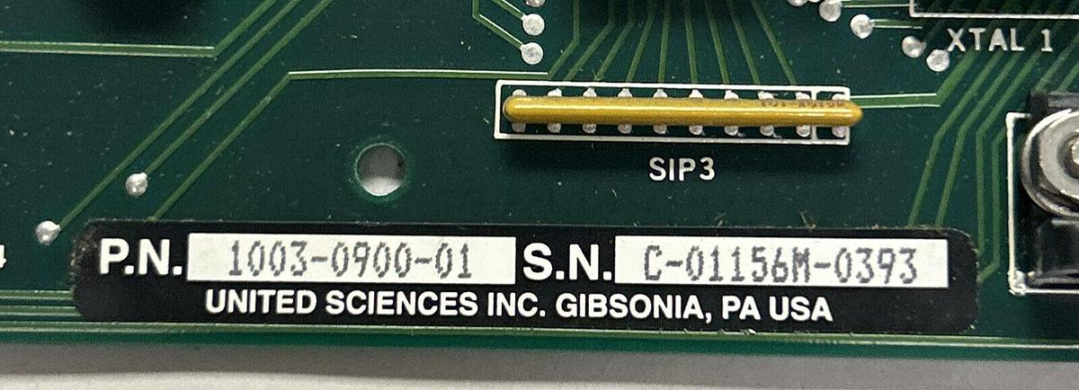 Used UNITED SCIENCES INC,1003-0900-01,CIRCUIT BOARD