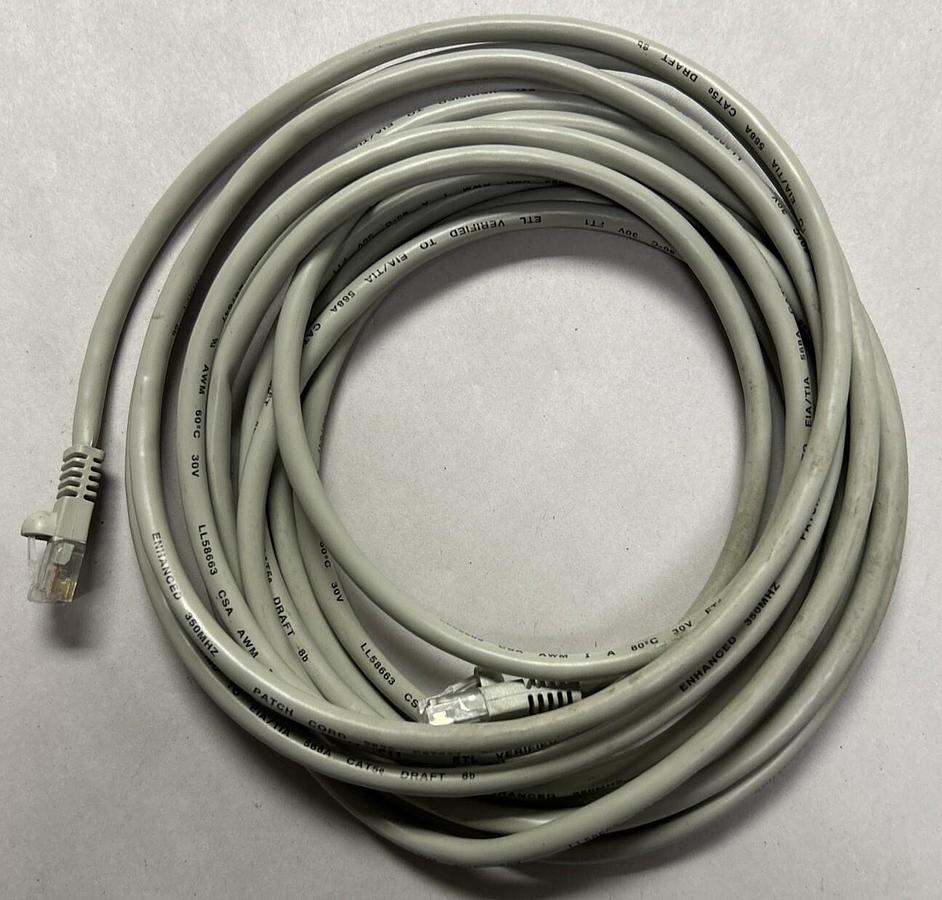 CALVERT WIRE,C241ST-15,ETHERNET CABLE 15FT