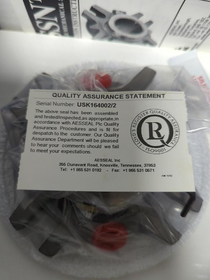 AESSEAL,3AVCA14V01,C.S.S.N. CARTRIDGE SINGLE SEAL 1.750-14 NOS