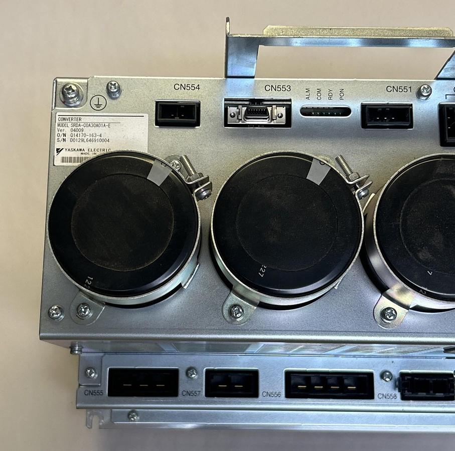 Used YASKAWA ELECTRIC,SRDA-C0A30A01A-E,ROBOT RECTIFIER DC CONVERTER