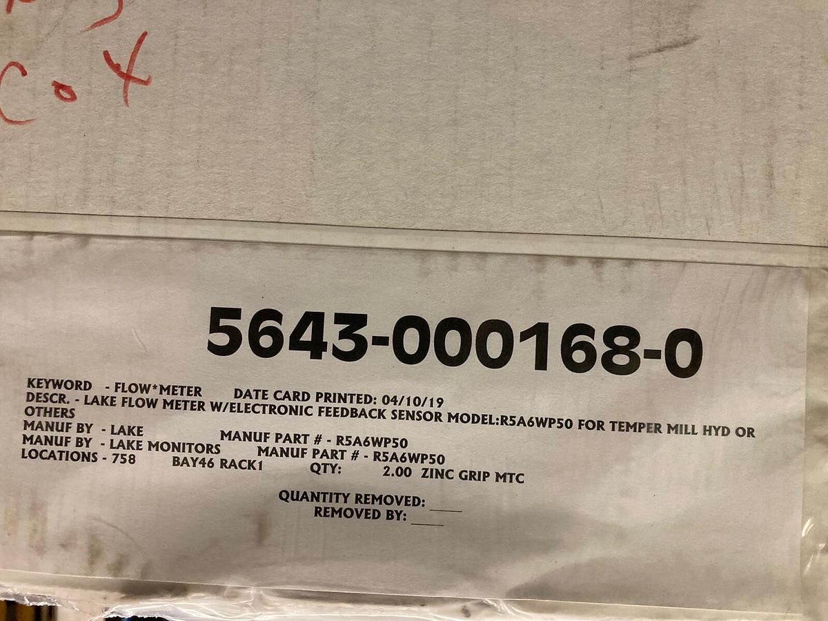 Used Lake Monitors,R5A6WP50,Flow Rate Transmitter 3500 PSI  240 Bar