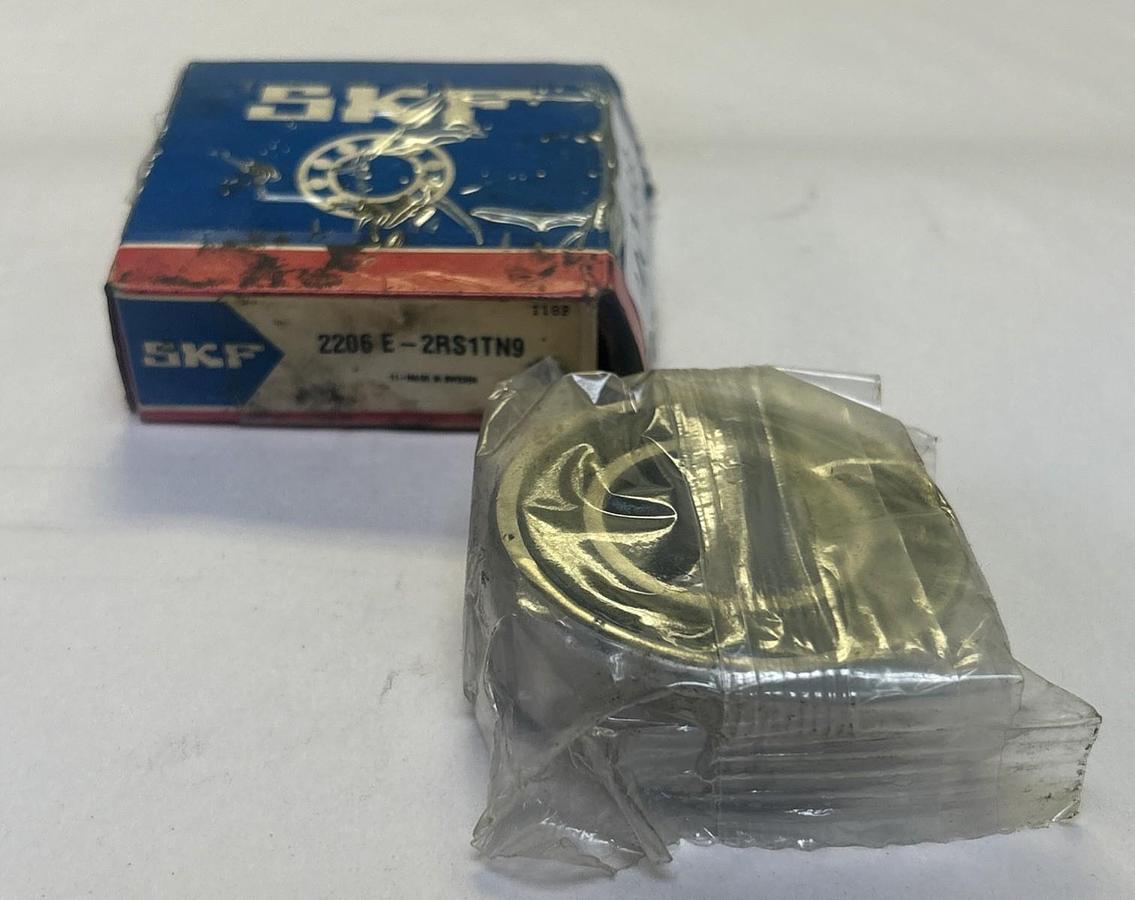SKF,2206 E-2RS1TN9,RUBBER SEALED BALL BEARING NOS