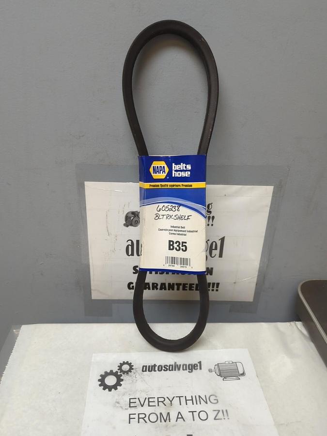 NAPA,B35,INDUSTRIAL BELT 21/32 X 38 INCH NOS