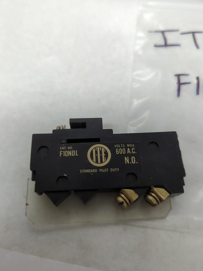 Used ITE,FL0NOL,AUXILIARY INTERLOCK LOT OF 2 PRE-OWNED