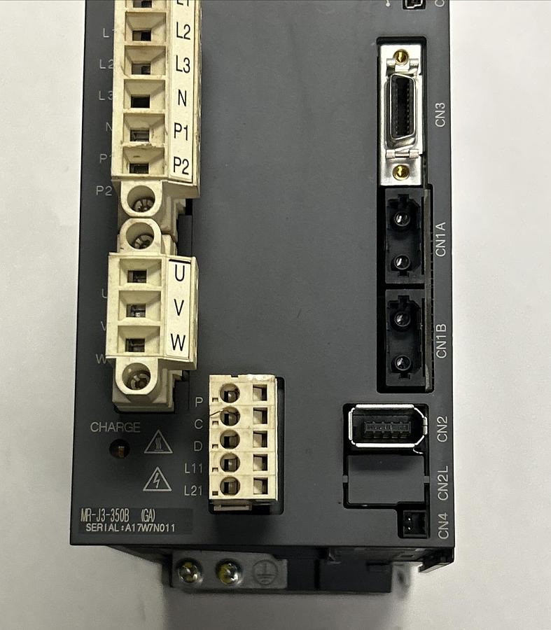 Used MITSUBISHI,MR-J3-350B,AC SERVO AMPLIFIER 3.5KW 17A