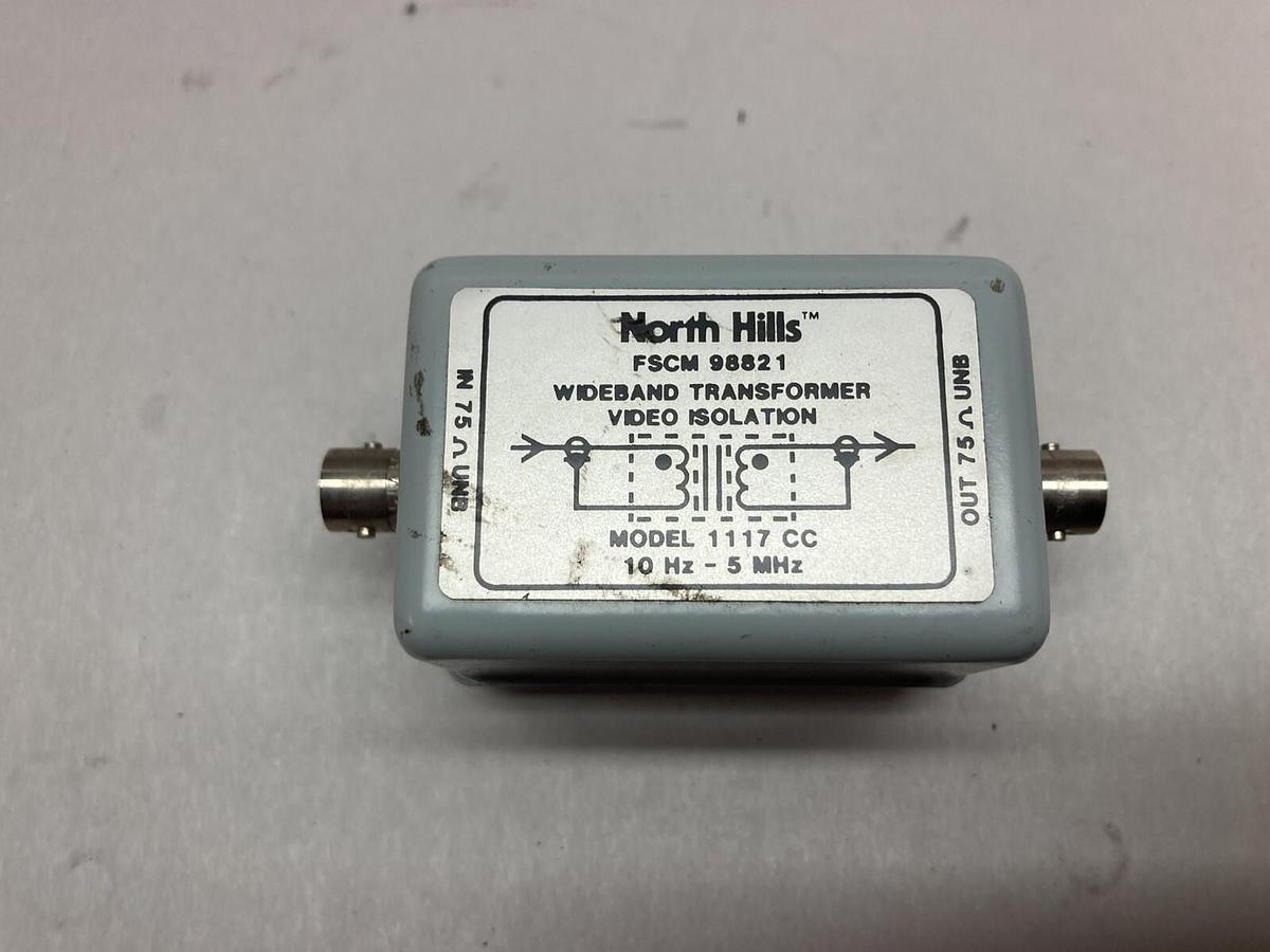North Hills,1117CC,Wideband Transformer Video Isolation