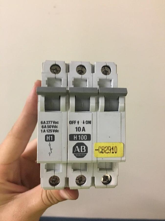 Allen Bradley,1492-ACB/ 1492-CB2,Series B H1 10A H100