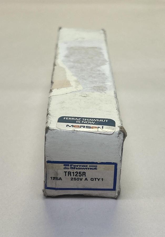 FERRAZ SHAWMUT MERSEN,TR125R,FUSE 125A 250V NOS