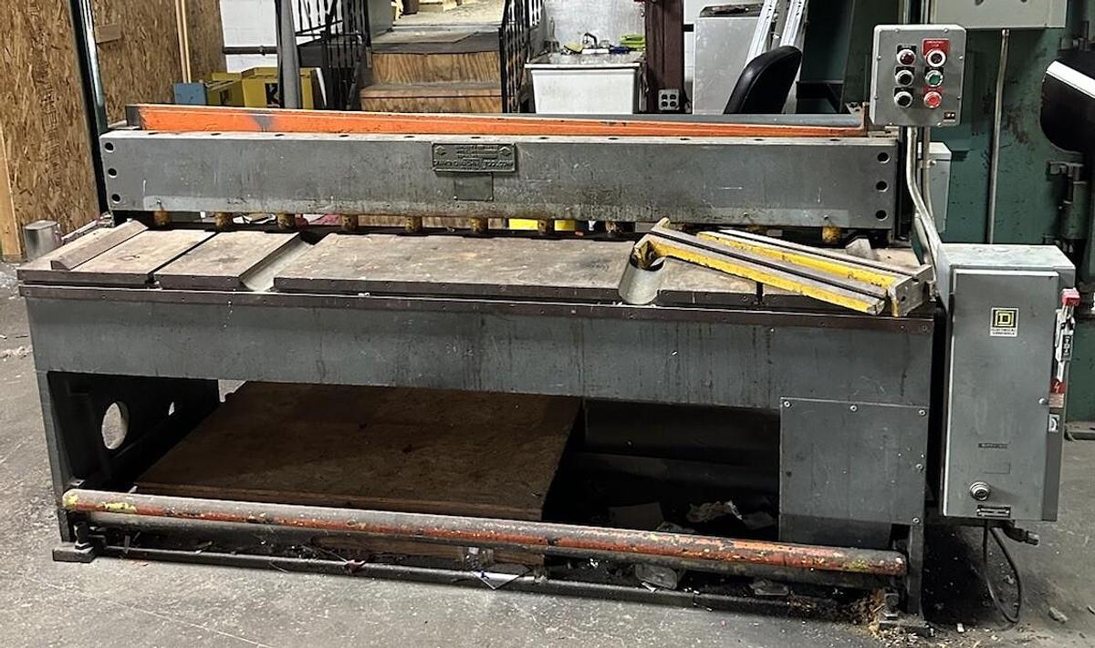 Used Diamond Machine 1472,72" 14 Gauge Power Squaring Shear