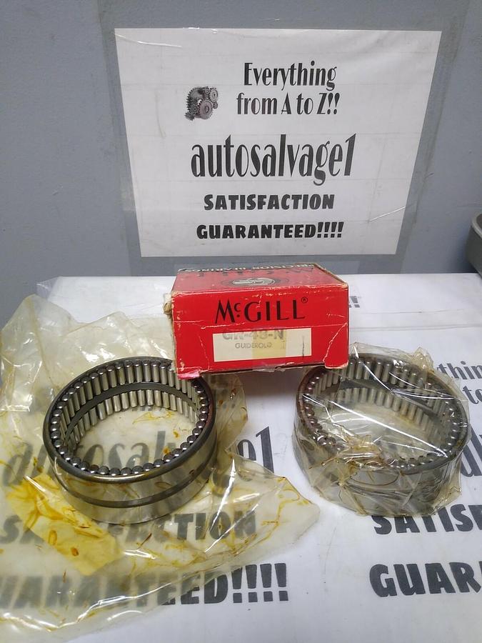 MCGILL,GR-48-N,NEEDLE ROLLER BEARING 3 IN BORE LOT OF 2 ONE HAS NO BOX NOS