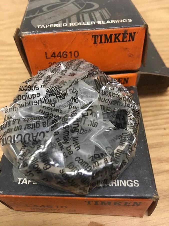 Timken,L44610,Tapered Roller Bearing Cup LOT OF 3