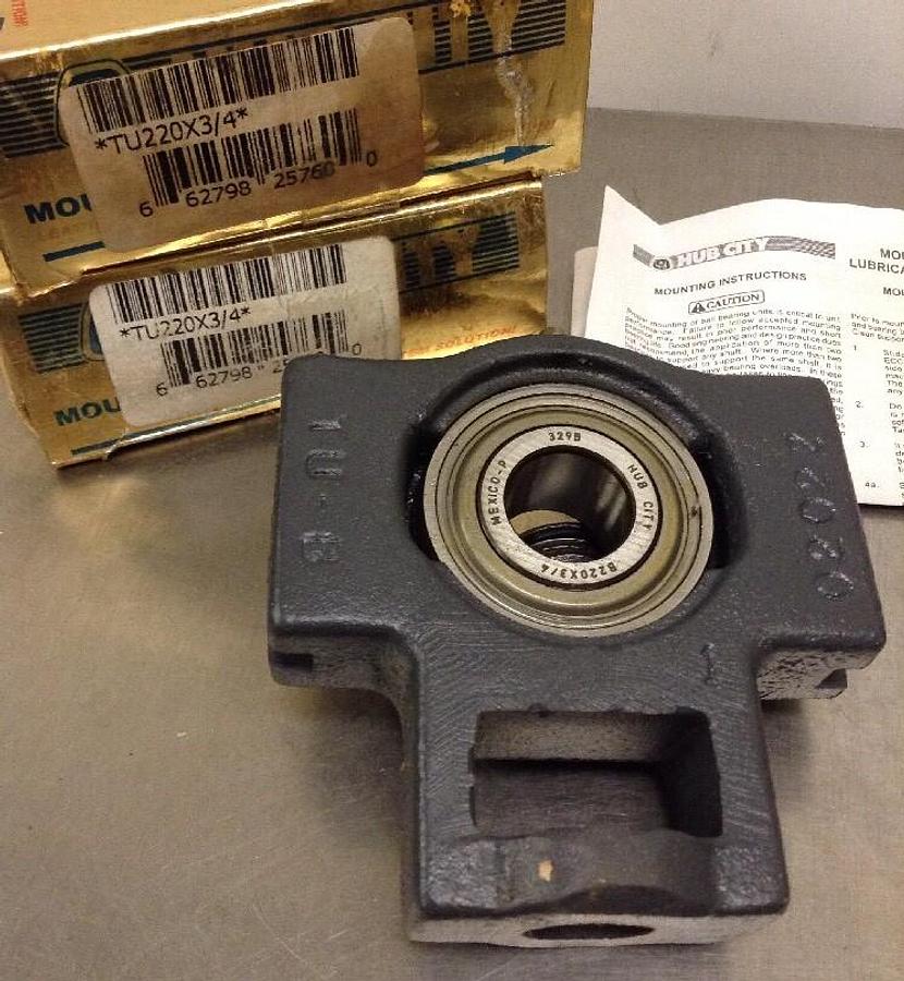 Hub City,TU220X3/4,Industrial Line Take up Bearing LOT OF 2