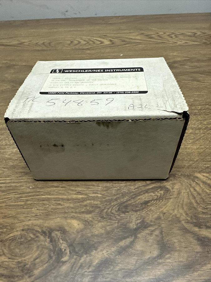 Used Weschler/NES Instruments,IDV7892,Slimline Scaleable DC Voltmeter