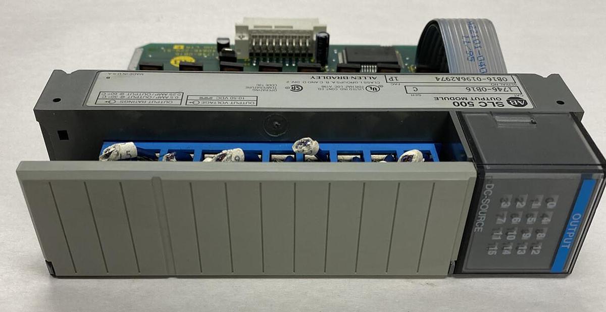 Used Allen-Bradley,1746-0B16,Series C SLC500 Output Module