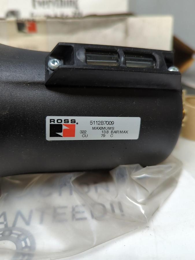 ROSS CONTROLS,51121B7009,LUBRICATOR 1-1/4 INCH 13.8 BAR NOS