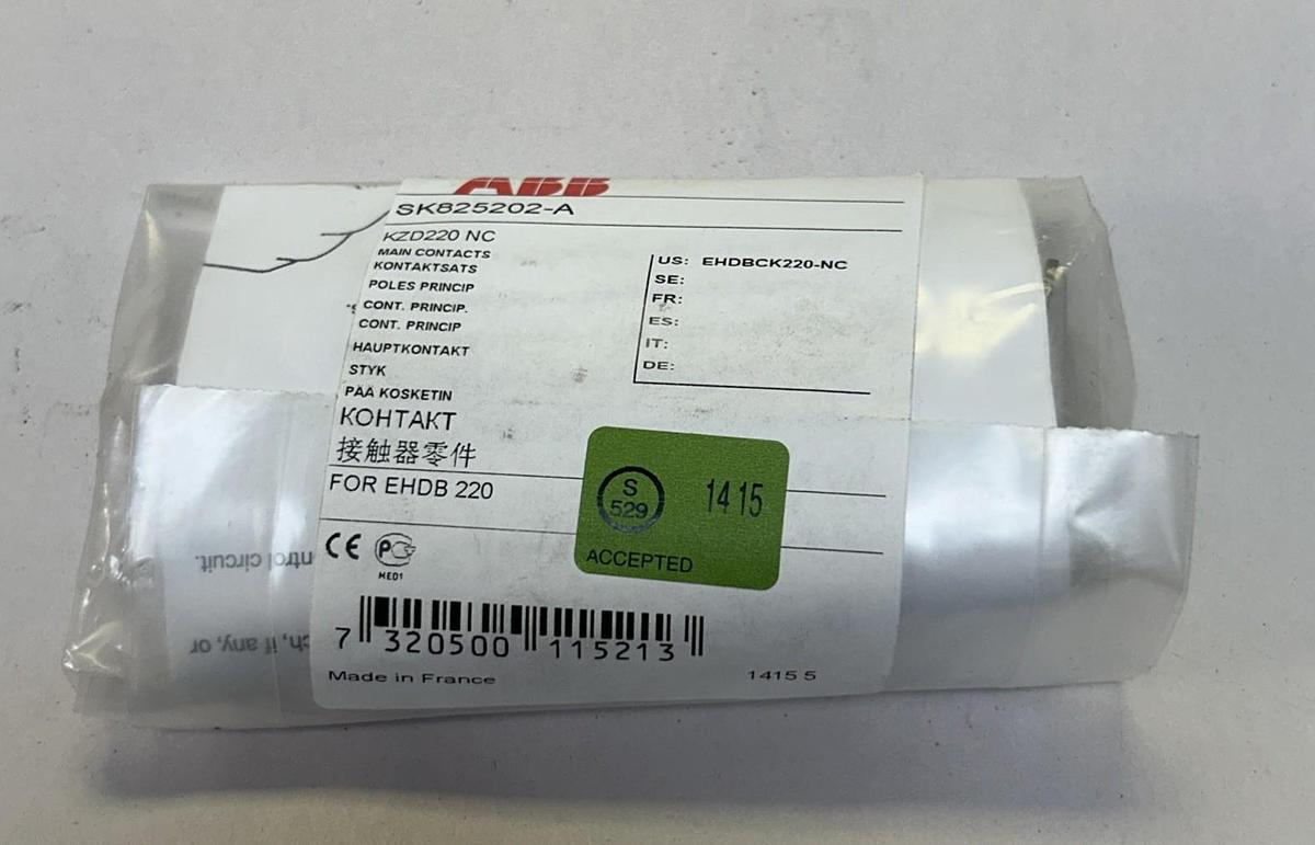 Used ABB,SK825202-A,MAIN CONTAT KIT NOS