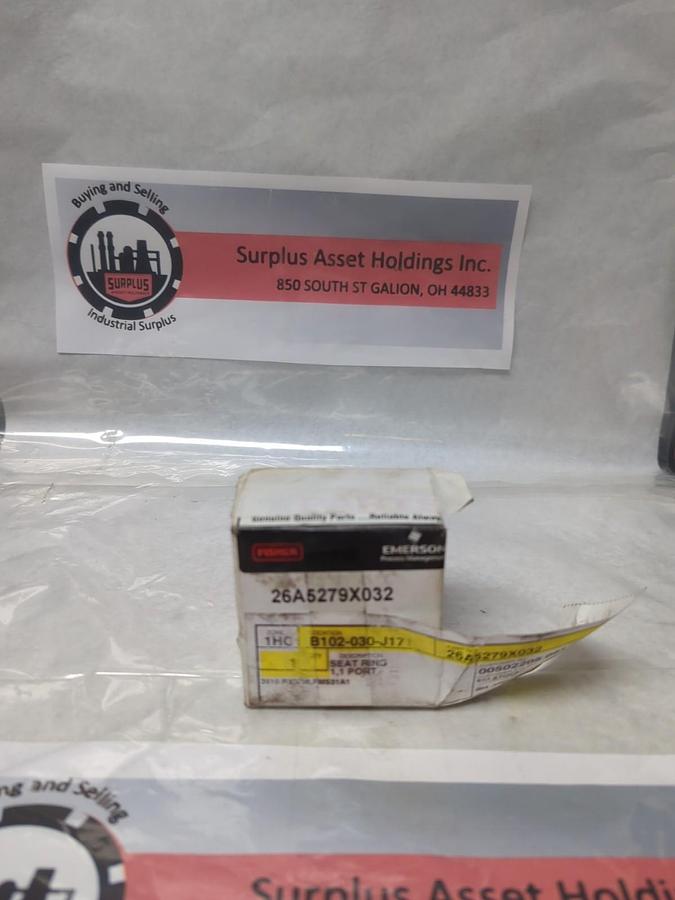 EMERSON/FISHER,26A5279X032,SEAT RING 1 INCH PORT NOS