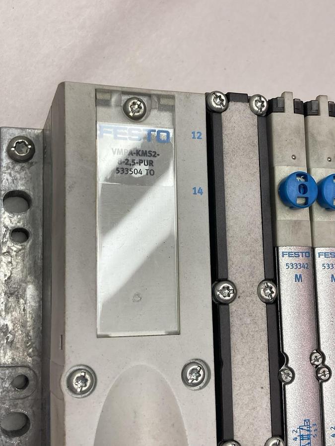 Used Festo,VMPA-KMS2-8-2,5-PUR,Manifold Connecting Cable w/Valve Block