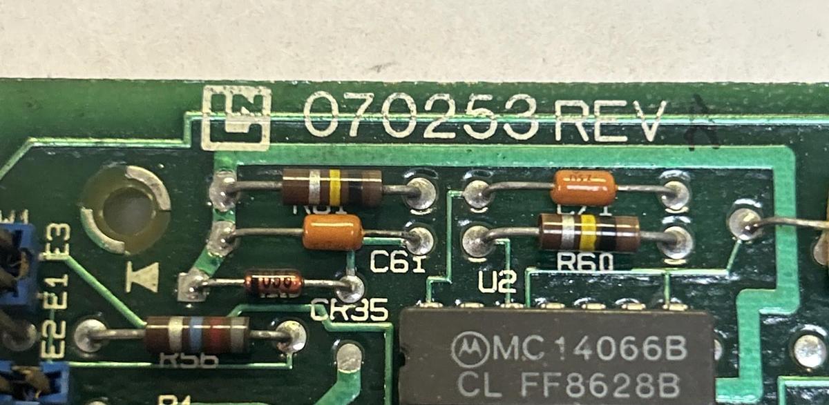 Used LEEDS & NORTHRUP,070253,CONTROL CIRCUIT BOARD