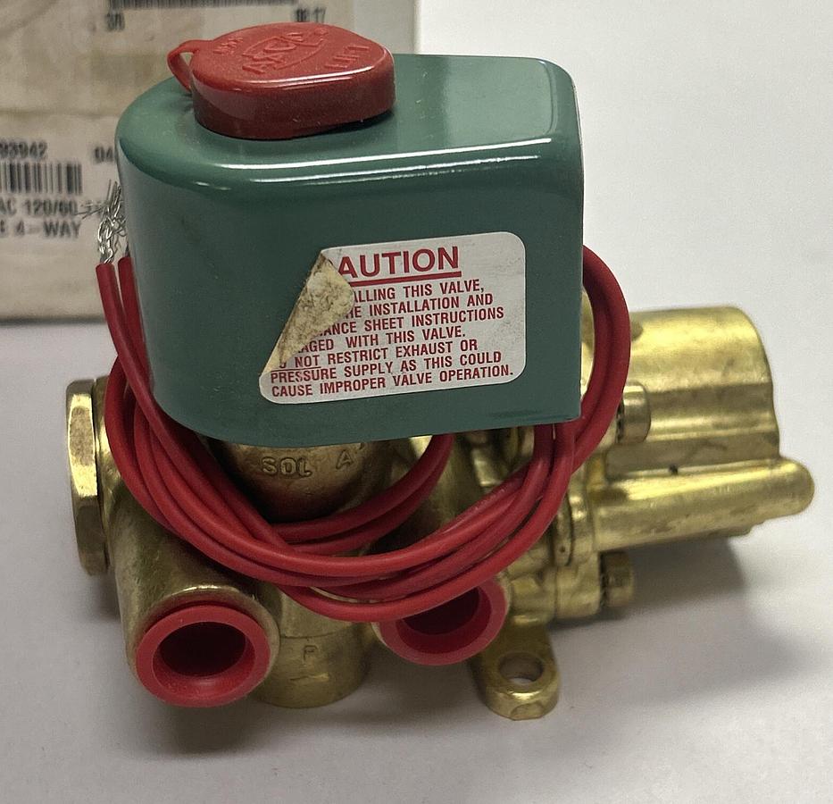 Used ASCO,8344B001,VALVE 120/60-110/50V NEW