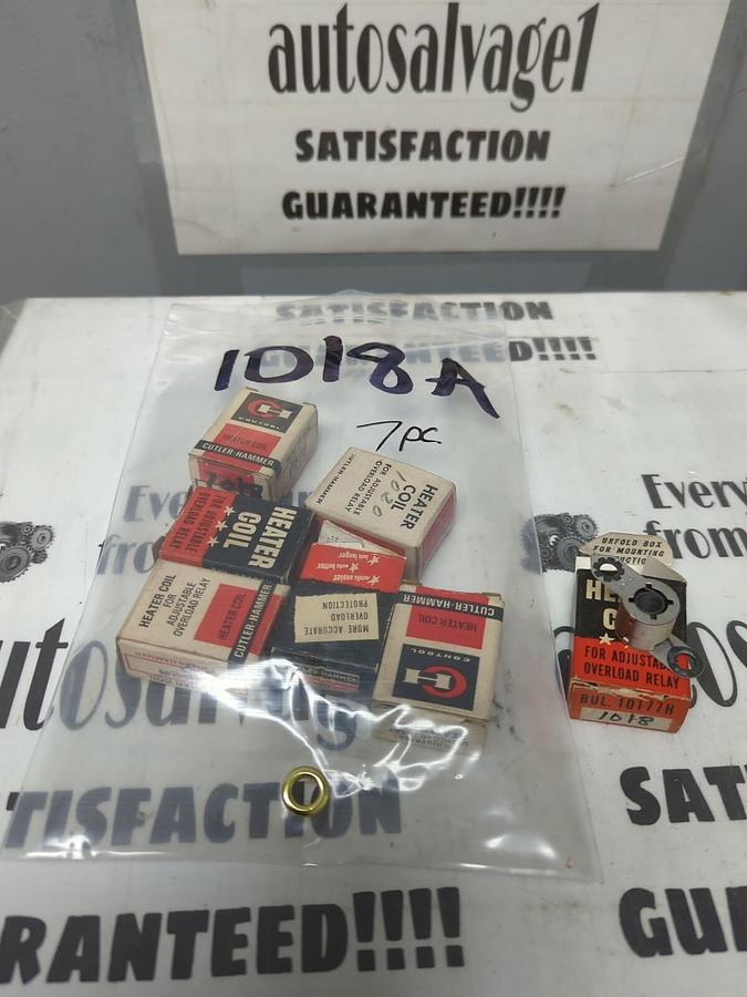 CUTLER HAMMER,1018A,HEATER COILS LOT OF 7 NOS
