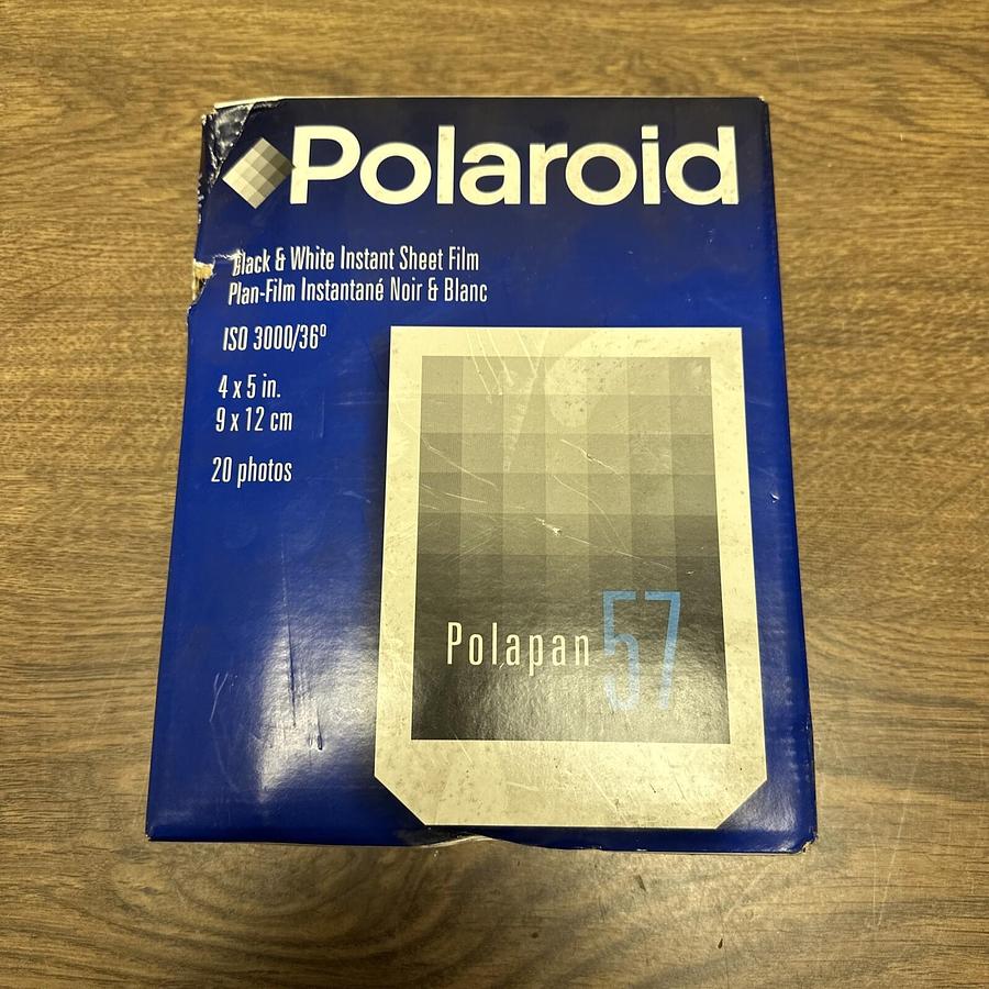 Polaroid,Polopan 57,Black And White Instant Sheet Film