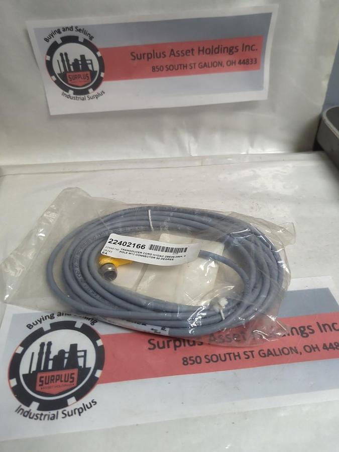 TURCK,WK 4.4T5,EUROFAST CABLE/CONNECTOR U2436 NOS