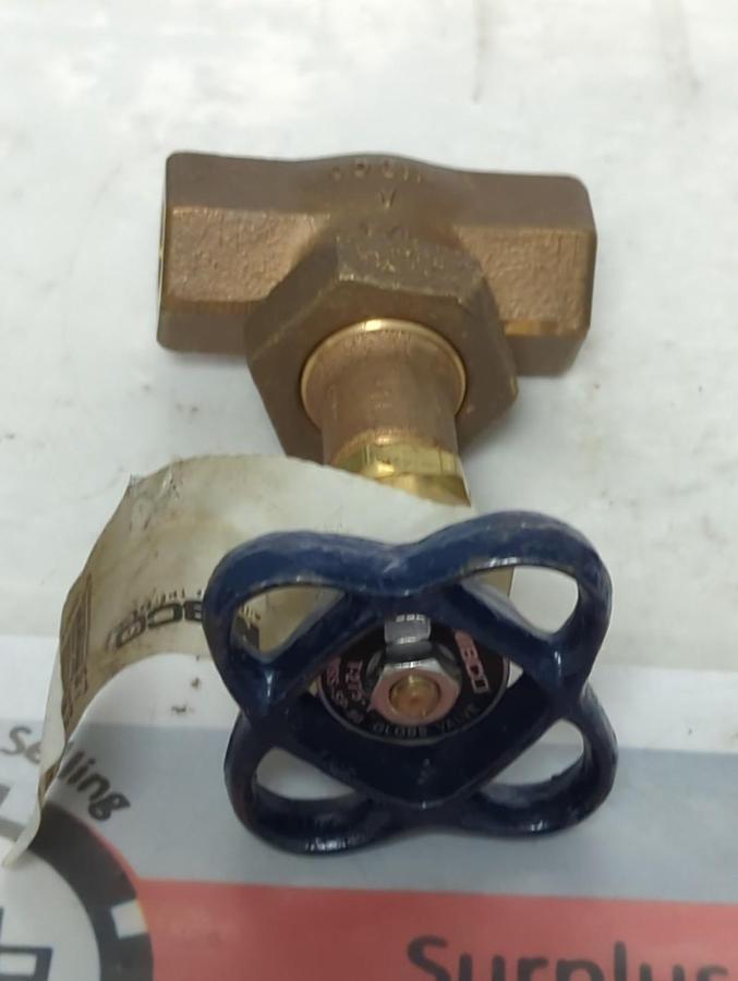 NIBCO,T-275-Y 1/4,TFE DISC GLOBE VALVE 1/4 INCH NOS