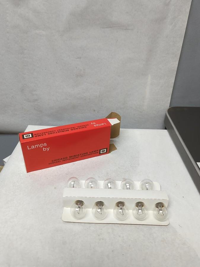CHICAGO MINIATURE LAMPS,1141,MINIATURE BULB CLEAR 10 PACK NOS