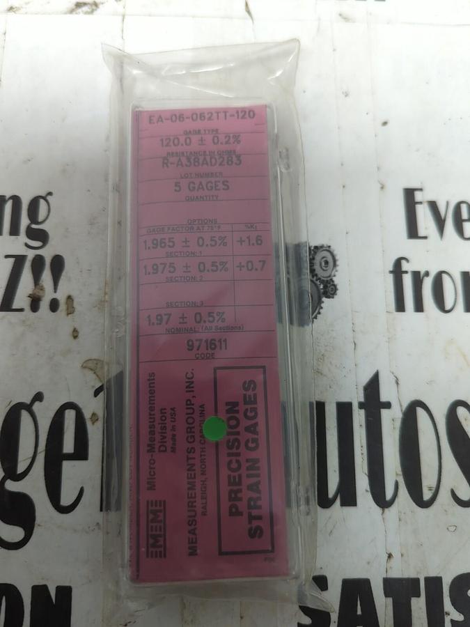 MICRO-MEASUREMENTS,EA-06-062TT-120, PRECISION STRAIN GAUGES 5-PK NOS